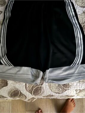 Black and Silver men’s Athletic Shorts
